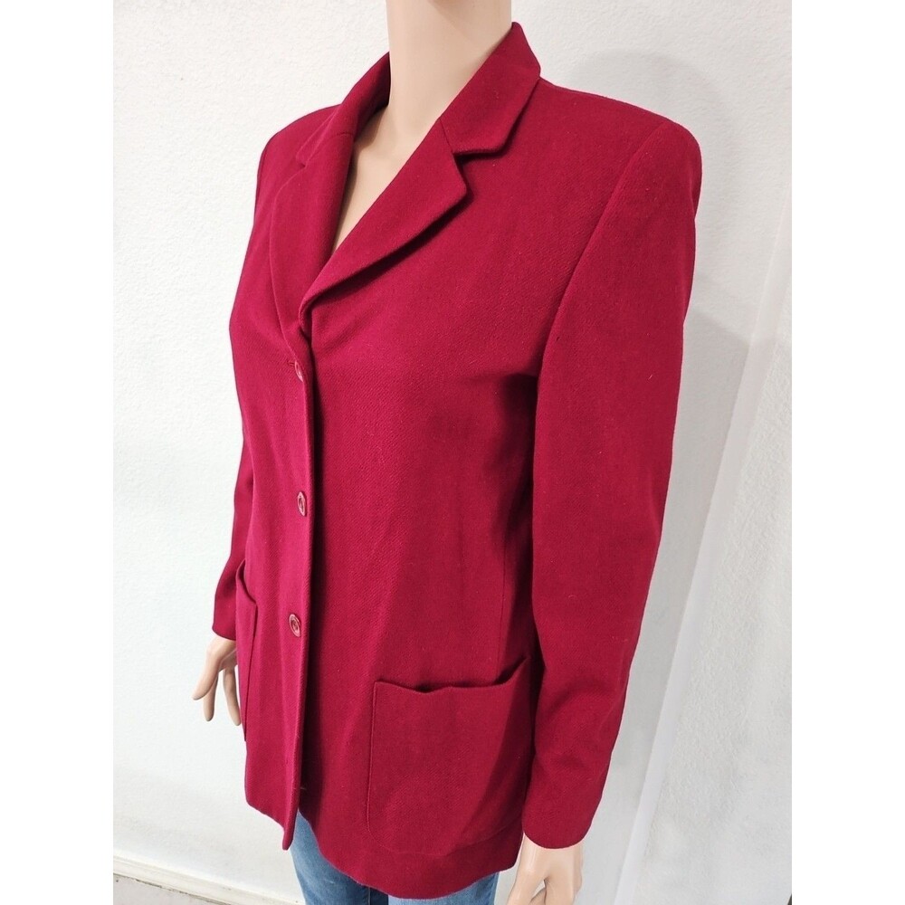Burgundy Worthington Blazer